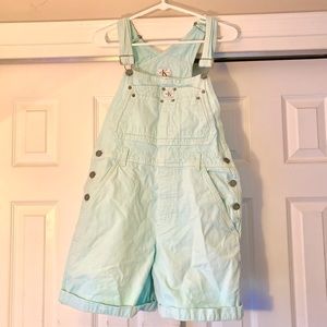 Vintage Baby Blue Calvin Klein Overalls